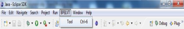 Fig.2: BPELVT integration menu.